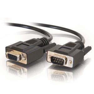 Db9 M/f Extension Cable 2m Black