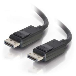 DisplayPort Cable With Latches M/m Black 10m