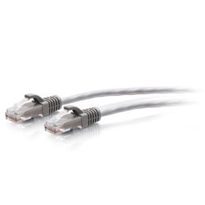 Patch cable Slim - CAT6a - UTP - Snagless - 30cm - Grey