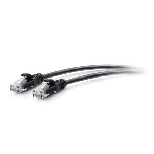 Patch cable Slim - CAT6a - UTP - Snagless - 1m - Black