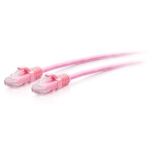 Patch cable Slim - CAT6a - UTP - Snagless - 30cm - Pink