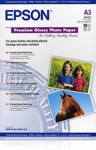 Premium Glossy Photo Paper A3 20-sheet (c13s041315)