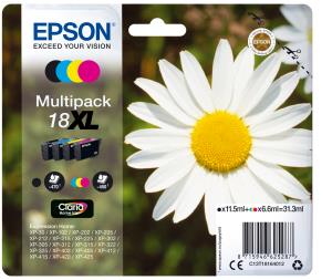 Ink Cartridge - 18xl Daisy - 6.6ml Cyan / Magenta / Yellow - 11.5ml Black