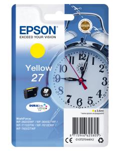 Ink Cartridge - 27 Alarm Clock - 3.6ml - Yellow Sec
