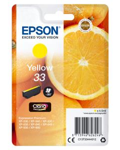 Ink Cartridge - 33 Oranges - 4.5ml - Yellow Sec