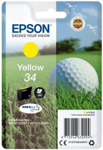 Ink Cartridge - 34 Golf Ball - 4.2ml - Yellow