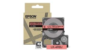 Tape Cartridge - Lk-4rbj - 12mm - Matte Red/black