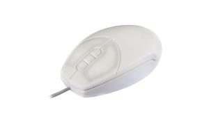 Mouse - AK-PMT1LB-US-W - Corded - Compact Sanitizable IP68 - White