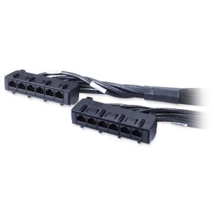 Data Distribution Cable - CAT6 - UTP - CMR - 6xRJ-45 To 6xRJ-45 - 13.5m - Black