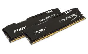 32GB (16GB 2g X 64-bit X 2 Pcs) Hyperx Fury Black Ddr4 2666MHz Cl16 288-pin DIMM