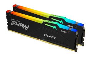 16GB Ddr5 6000mt/s Cl30 DIMM Kit Of 2 Fury Beast RGB Xmp