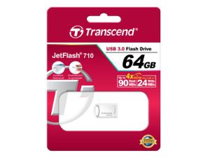 Jetflash 710 - 64GB USB Stick - USB 3.0 - Tlc - Silver
