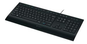 Corded Keyboard K280e - USB - Qwerzu De