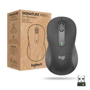 Signature M650 L Left Wireless Mouse - Graphite EMEA