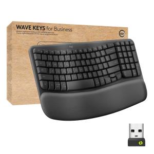 Wave Keys Ergonomic Keyboard Azerty Fr - Graphite