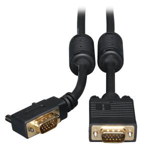 TRIPP LITE Svga/vga Monitor Cable With RGB Coax (hd15m To Right-angle M) 91cm