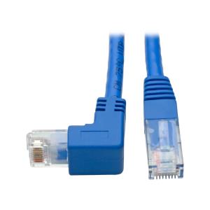 TRIPP LITE Patch Cable - CAT6 - molded - 90cm - Blue - Right-Angle Down