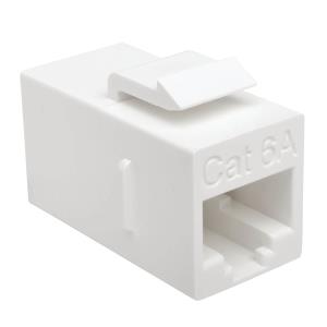 TRIPP LITE CAT6a Straight-Through Modular In-Line Snap-In Coupler (RJ45 F/F)