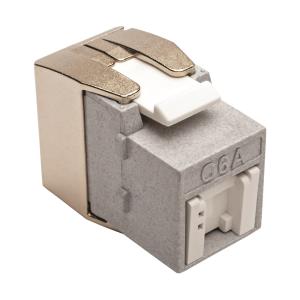 TRIPP LITE Toolless CAT6a Keystone Jack - Gray