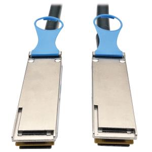 TRIPP LITE QSFP28 to QSFP28 100GbE Passive DAC Copper InfiniBand Cable - (M/M) 1m