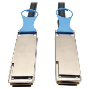 TRIPP LITE QSFP28 to QSFP28 100GbE Passive DAC Copper InfiniBand Cable - (M/M) 2m