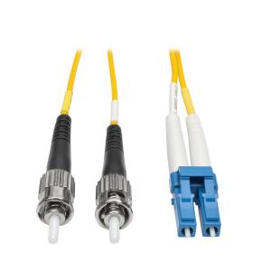 TRIPP LITE Duplex Singlemode 8.3/125 Fiber Patch Cable (LC/ST) 3M (10-ft.)