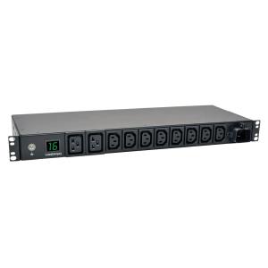 TRIPP LITE 3.8kW Single-Phase Metered PDU 200/220/230/240V Outlets (8 C13 2 C19) IEC-309 16A Blue (PDUMH16HV)