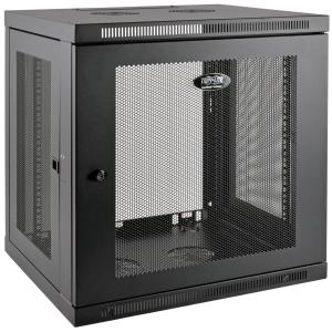 TRIPP LITE SmartRack 12U Low-Profile Switch-Depth-Plus Wall-Mount Rack Enclosure Cabinet