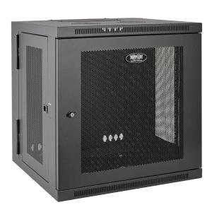 TRIPP LITE SmartRack 12U UPS-Depth Wall-Mount Rack Enclosure Cabinet Hinged Back