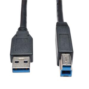 TRIPP LITE USB 3.0 SuperSpeed Device Cable (AB M/M) Black 4.6m