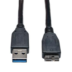 TRIPP LITE USB 3.0 SuperSpeed Device Cable (A to Micro-B M/M) Black 1.8m