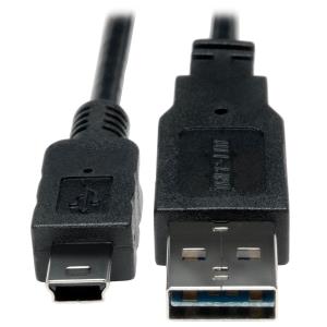 TRIPP LITE Universal Reversible USB 2.0 Converter Adapter Cable (reversible A To 5pin Mini B M/m) 30cm