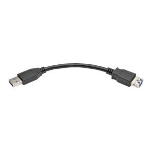 TRIPP LITE USB 3.0 SuperSpeed Type-A Extension Cable (M/F) Black 15cm