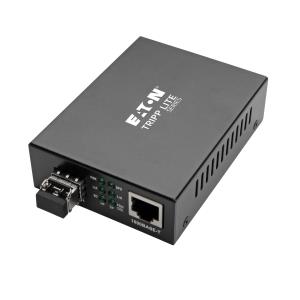 TRIPP LITE Gigabit Multimode Fiber to Ethernet Media Converter, 10/100/1000 LC, International Power Supply, 850 nm, 550 m (1,804 ft.)