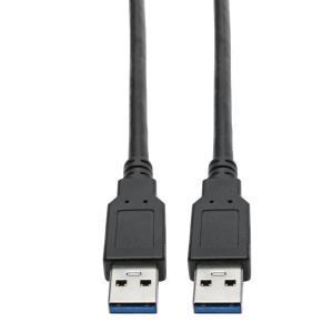 TRIPP LITE USB 3.0 SuperSpeed A/A Cable for Tripp Lite USB 3.0 All-in-One Keystone/Panel Mount Couplers (M/M), Black, 6 ft 1.8m