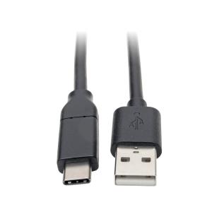 TRIPP LITE USB Type-A to TRIPP LITE USB Type-C Cable (M/M) - 2.0, 3A Rating, USB-IF Certified, Thunderbolt 3 - 4m