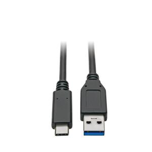 TRIPP LITE USB Type-C to USB Type-A Cable, 3.1, 10 Gbps, Gen 2, M/M, USB-IF Certified, Thunderbolt 3 - 91cm