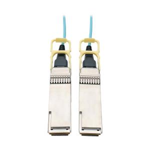 TRIPP LITE QSFP28 to QSFP28 Active Optical Cable - 100GbE, AOC, M/M, Blue, 10m