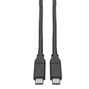 TRIPP LITE USB-C to USB-C Cable (M/M) - 2.0, 5A Rating, USB-IF Certified, Thunderbolt 3 Compatible, 4m 13 ft