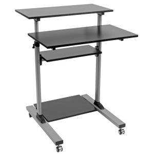 TRIPP LITE Mobile Standing Desk/workstation On Wheels, Height Adjustable
