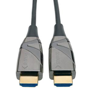TRIPP LITE High-Speed HDMI 2.0 Fiber Active Optical Cable (AOC) - 4K x 2K HDR @ 60 Hz, 4:4:4, M/M, Black, 5m