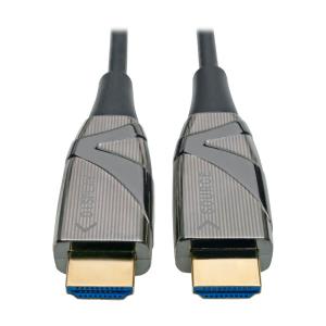 TRIPP LITE High-Speed HDMI 2.0 Fiber Active Optical Cable (AOC) - 4K x 2K HDR @ 60 Hz, 4:4:4, M/M, Black, 100m