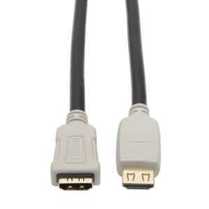 TRIPP LITE High-Speed HDMI 2.0b Extension Cable, Gripping Connector - 4K Ethernet, 60 Hz, 4:4:4, M/F, 6 ft. 1.8m