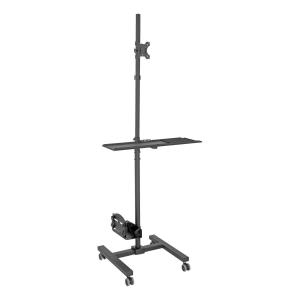TRIPP LITE Mobile Workstation with Monitor Mount - For 17" to 32" Displays, Height Adjustable