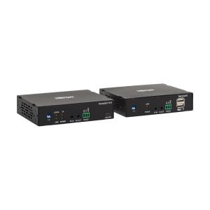 TRIPP LITE HDMI over Fiber Extender Kit - 4K @ 60 Hz, RS-232, IR, USB, Duplex Multimode LC, 300m, TAA