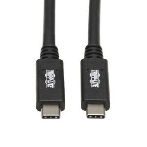 TRIPP LITE USB-C Cable (M/M) - USB 3.1, Gen 2 (10 Gbps), 5A Rating, Thunderbolt 3 Compatible 50.8cm