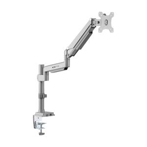 TRIPP LITE Single-Display Flex-Arm Desktop Clamp for 17in to 32in Flat-Screen Displays - USB and Audio Ports, Aluminum