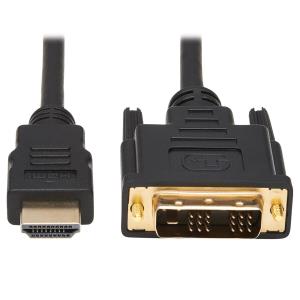 TRIPP LITE Safe-IT HDMI to DVI-D Single-Link Antibacterial Adapter Cable (M/M), 1080p 60 Hz, Black, 1.8m