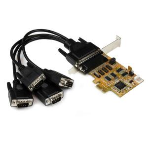 4 Port Pci-e Rs232 Serial Card W/ Power Output And Esd Protection