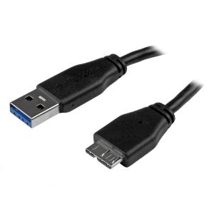 Slim USB 3.0 Micro B Cable Short USB 3.0 A To Micro B Cable 15cm